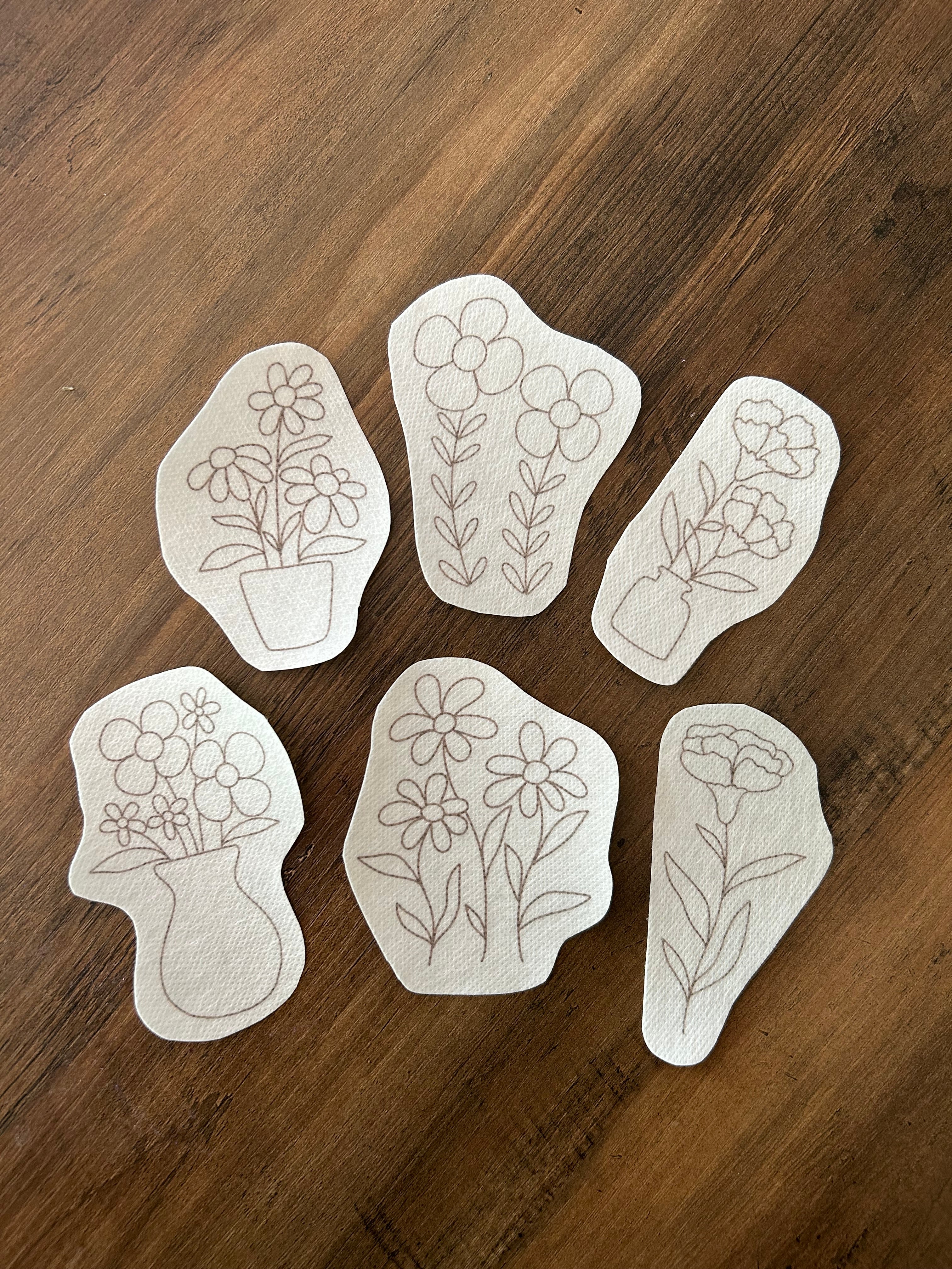 “Floral” - Stick n Stitch Templates