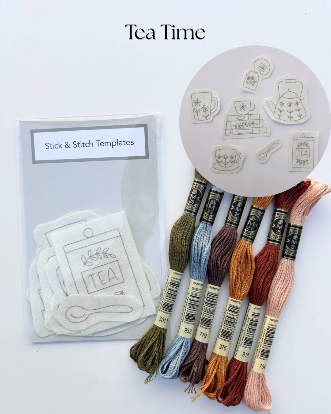 DIY Zipper Pouch Embroidery Kit