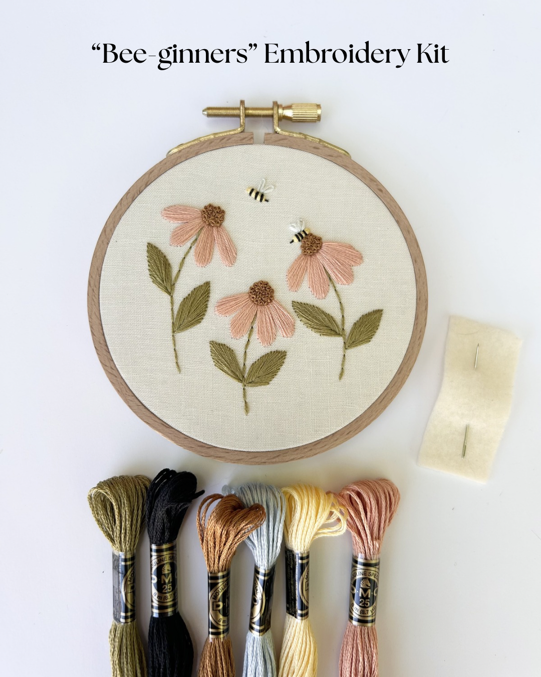 "Bee-ginners" Embroidery Kit