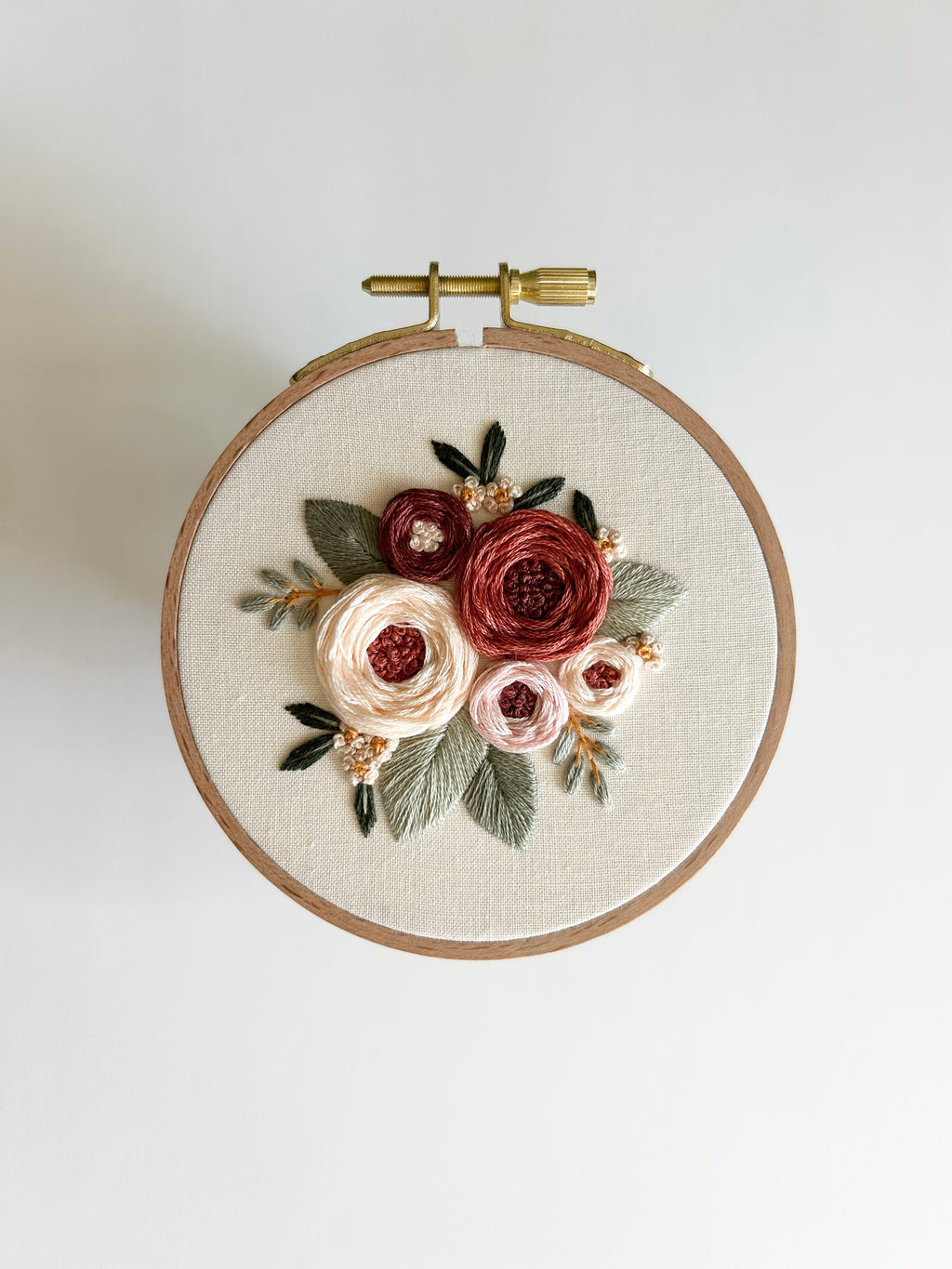 Floral Embroidery Pattern “Emily” Galentines Collection #2 Beginner Friendly (PDF Download)