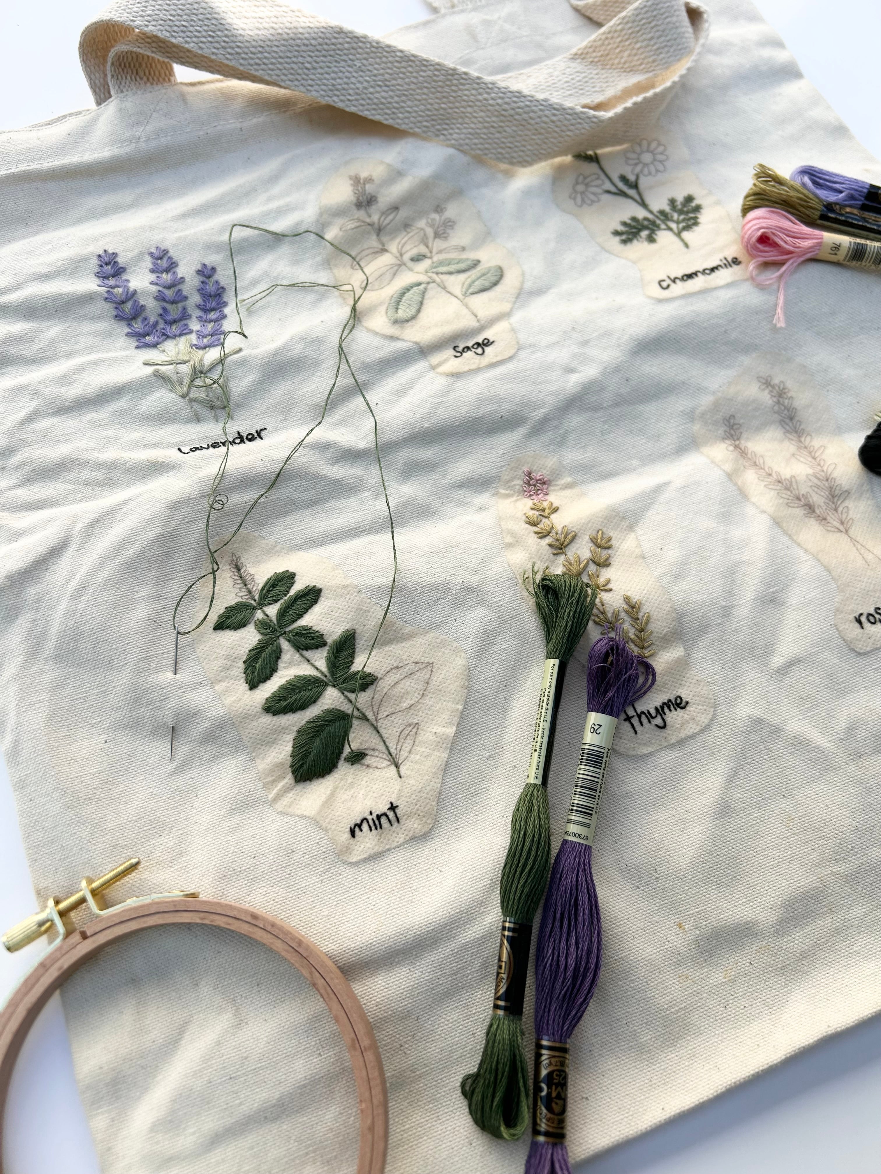 “Herbs” - Stick n Stitch Templates